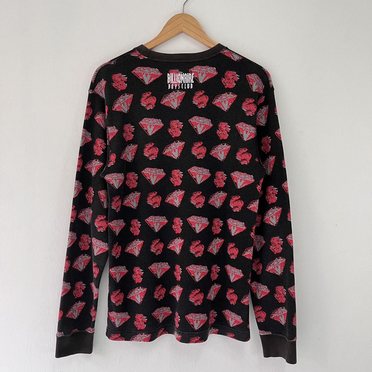 Billionaire Boys Club BBC Dollar & Diamond Waffle Crewneck. Size US L / EU 52-54 / 3 - 2 Thumbnail