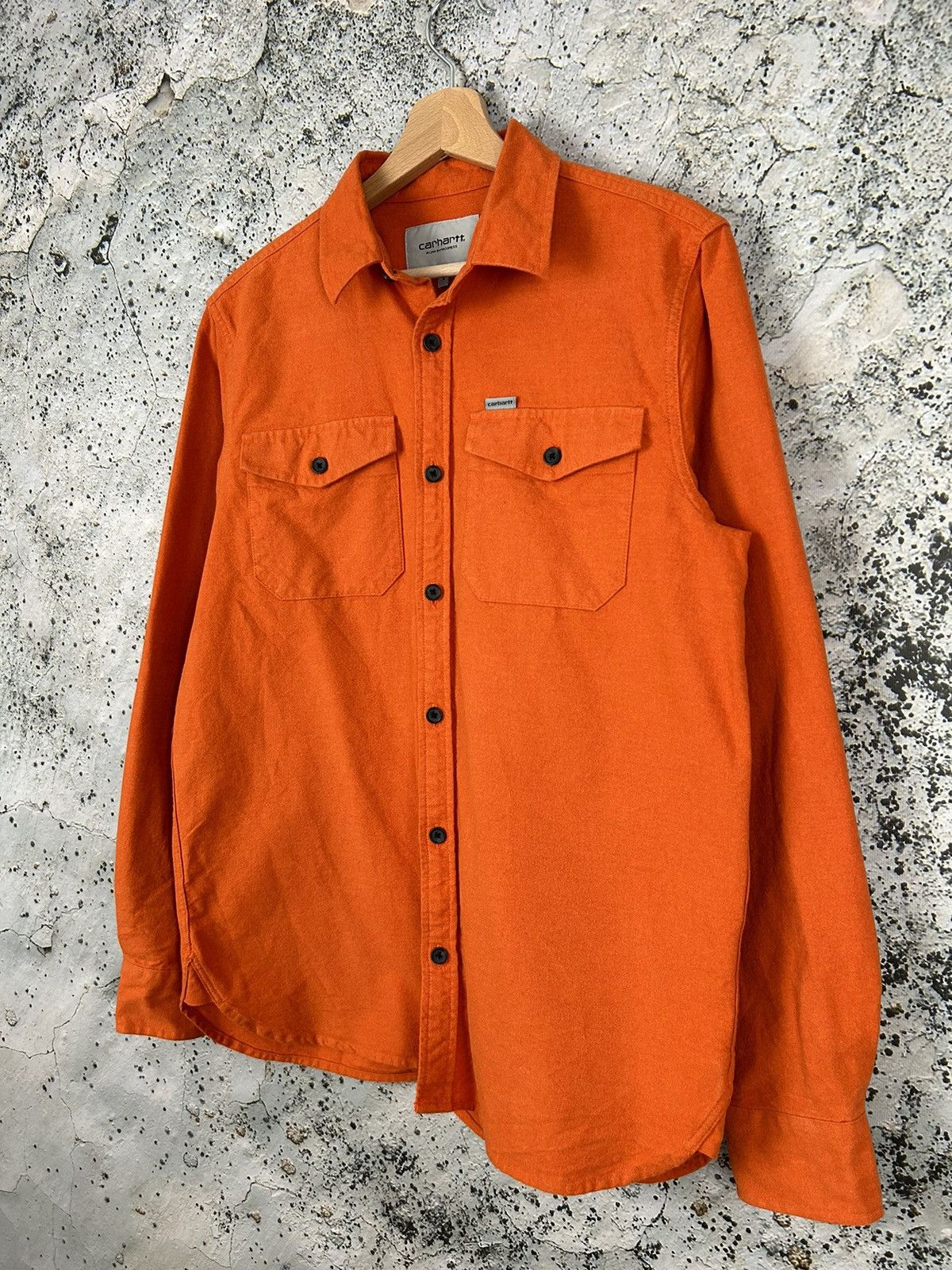 Carhartt Carhartt WIP Orange Shirt Button Ups Streetwear Workwear Size US S / EU 44-46 / 1 - 2 Thumbnail