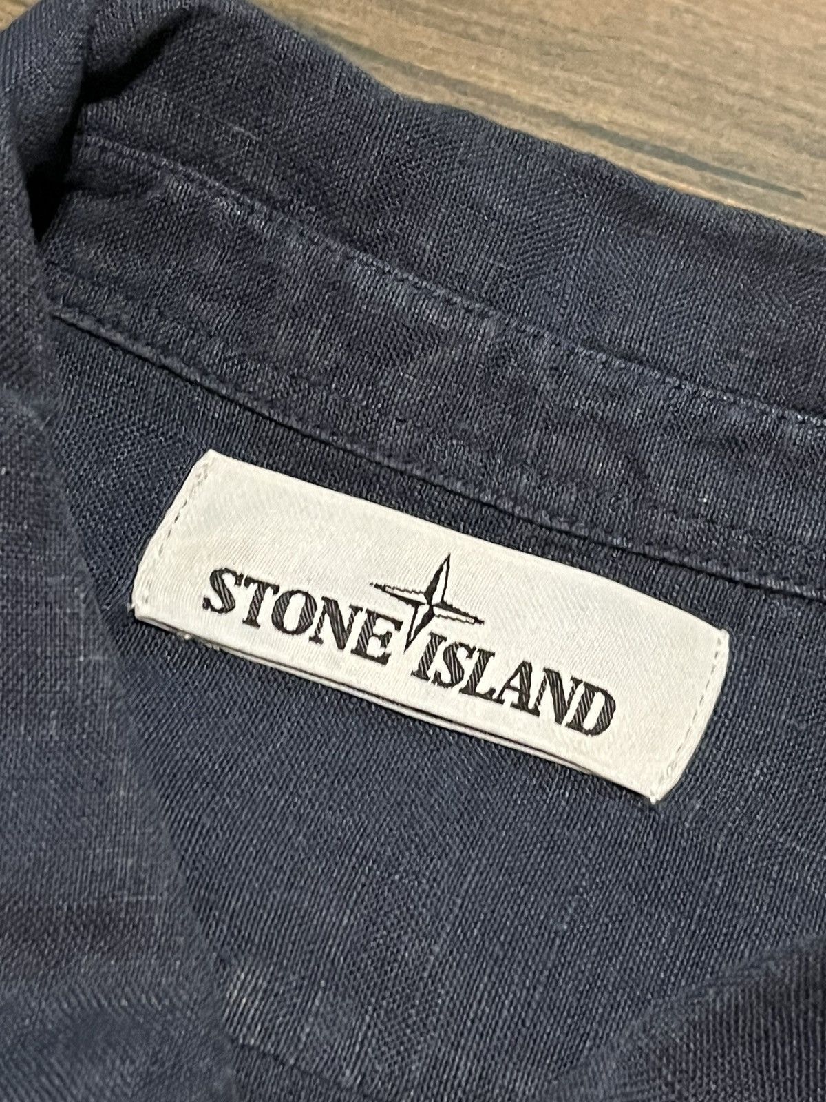 Stone Island Stone Island Shirt Navy Size US L / EU 52-54 / 3 - 4 Thumbnail