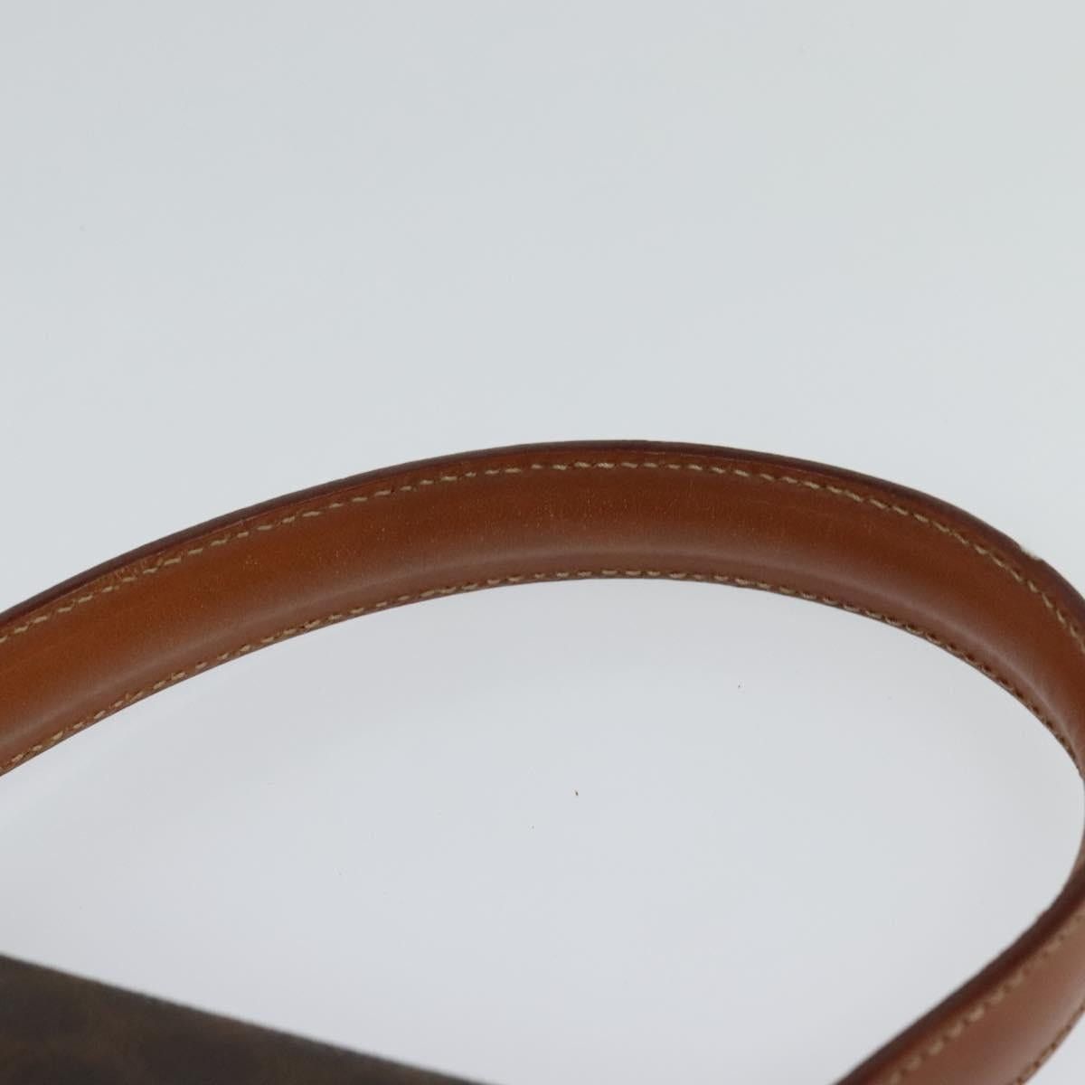 Celine CELINE Macadam Canvas Hand Bag Pvc Leather Brown Gold Size ONE SIZE - 8 Thumbnail