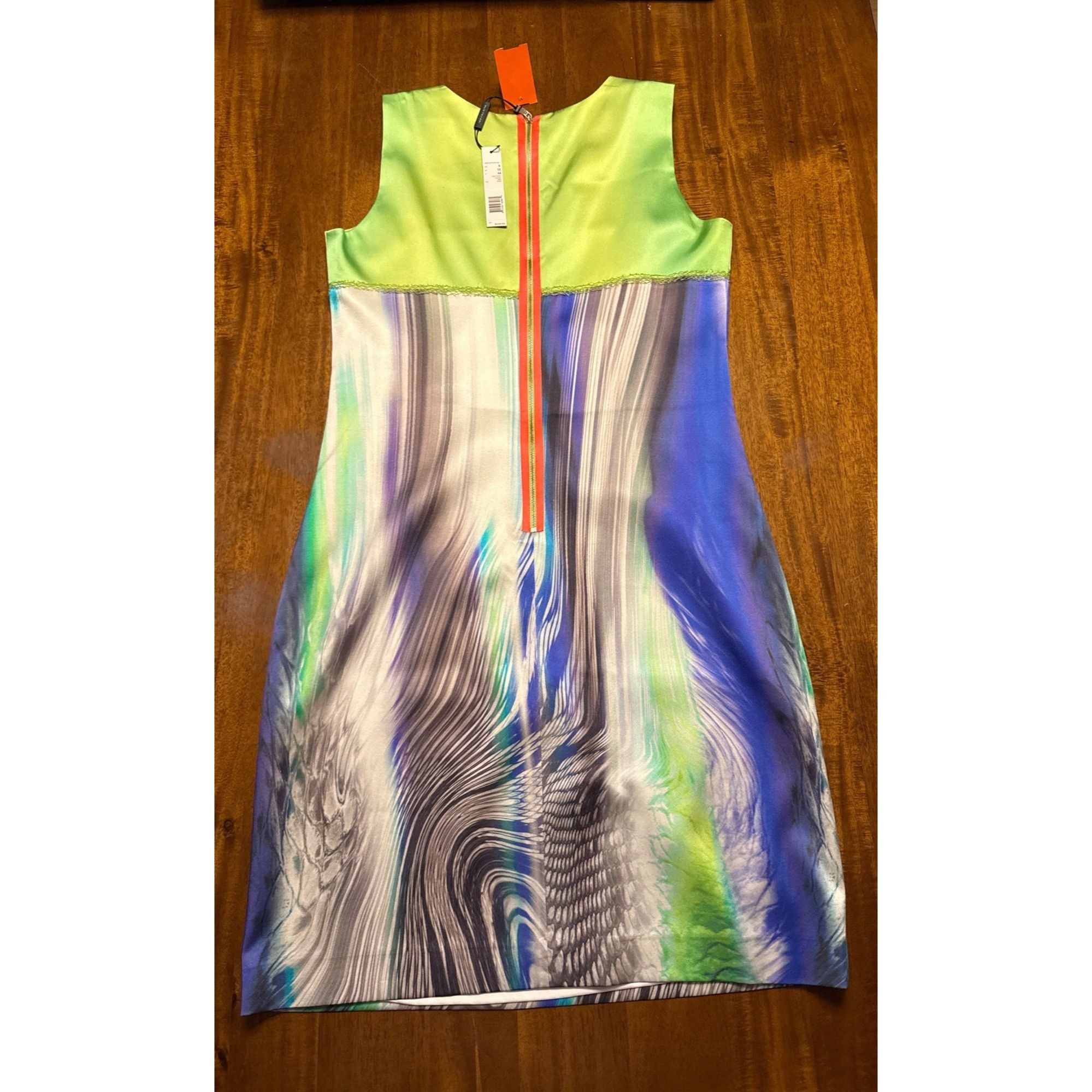 Elie Tahari Elie Tahari Womens Abstract Multicolor Sheath Dress Size 8 N Size M / US 6-8 / IT 42-44 - 4 Thumbnail