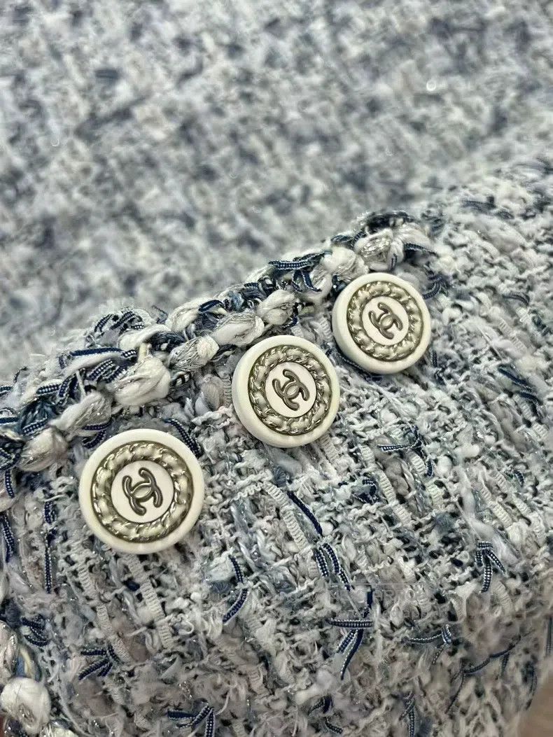 Chanel Chanel Lafayette Cruise Series Tweed Zipper Dress Size M / US 6-8 / IT 42-44 - 3 Thumbnail