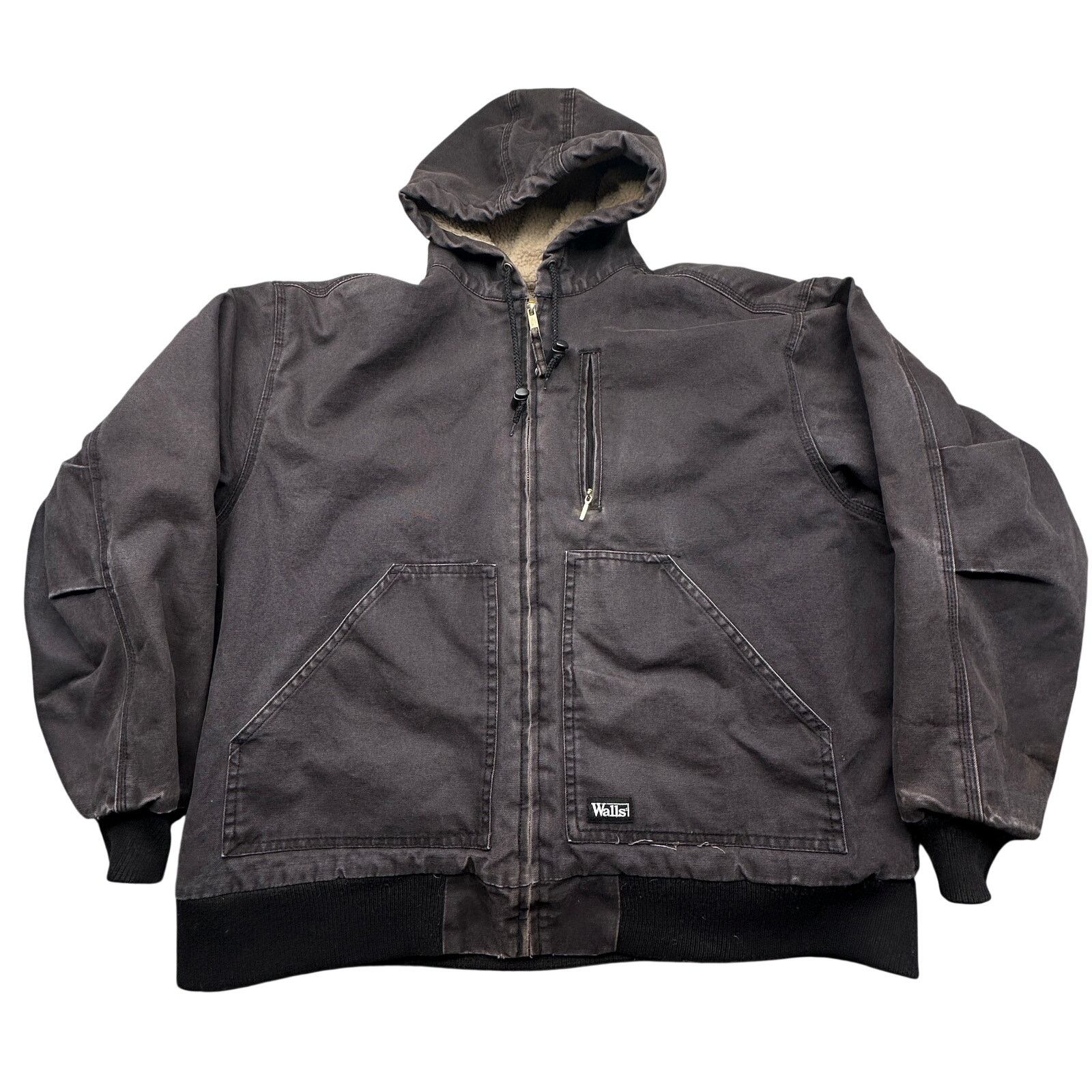 Walls Walls Duck Canvas Sherpa Fleece Full Zip Hoodie Jacket XL Size US XL / EU 56 / 4 - 1 Thumbnail
