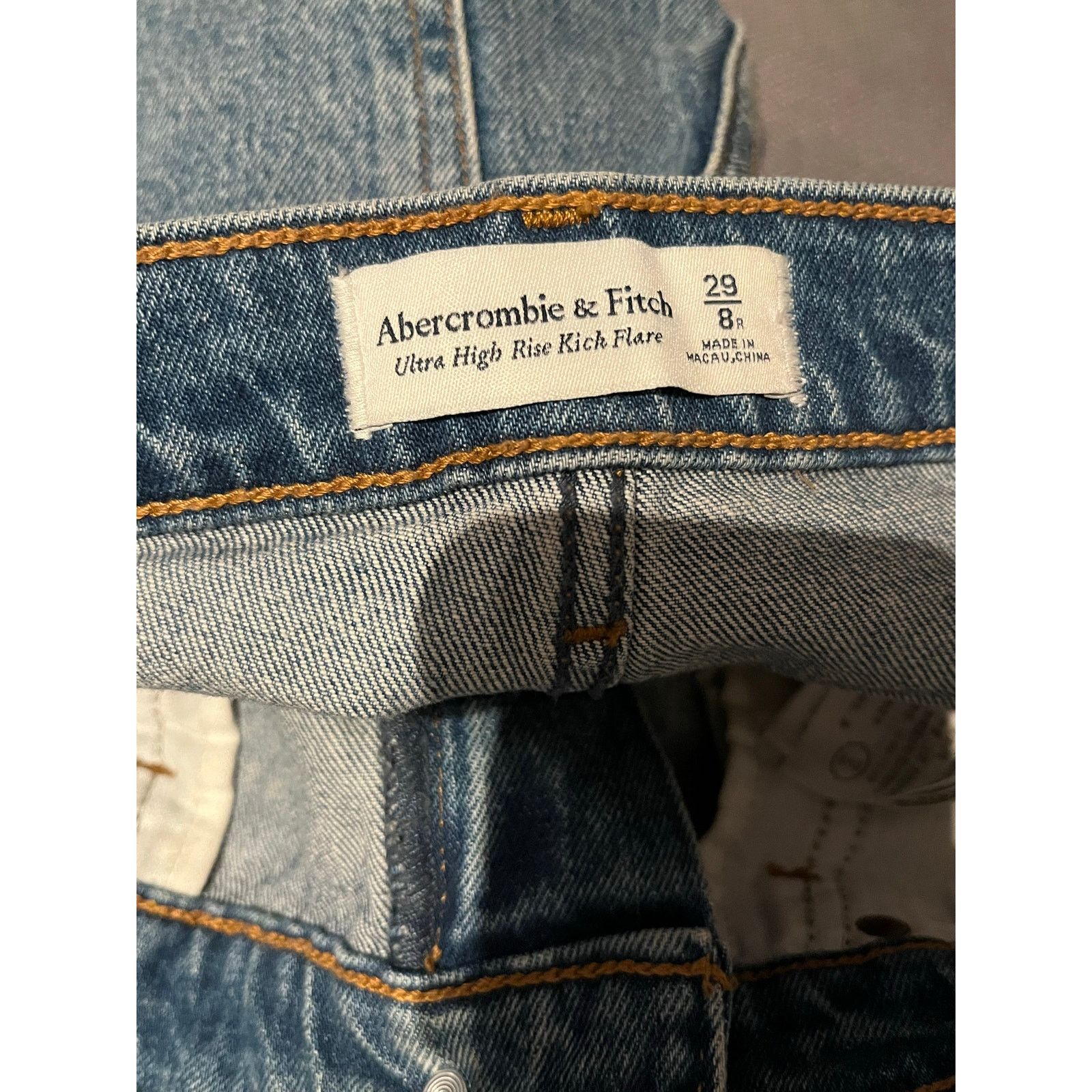 Abercrombie & Fitch Abercrombie & Fitch - Curve Love kick flare Distressed / 8R Size 30" / US 8 / IT 44 - 5 Thumbnail