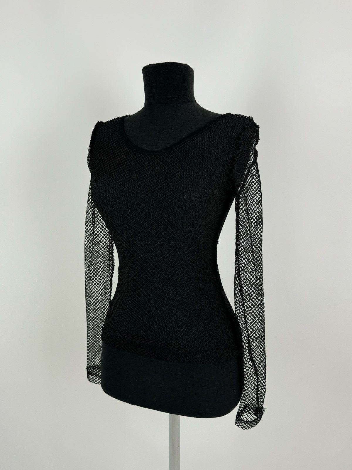 Vintage Y2K Vintage Mesh Top L/S Size M / US 6-8 / IT 42-44 - 1 Thumbnail