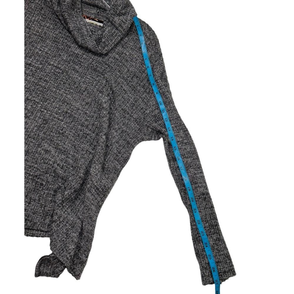 Designer Anthropologie l Maeve Gray Ribbed Oversized Sweater Medium Size M / US 6-8 / IT 42-44 - 5 Thumbnail