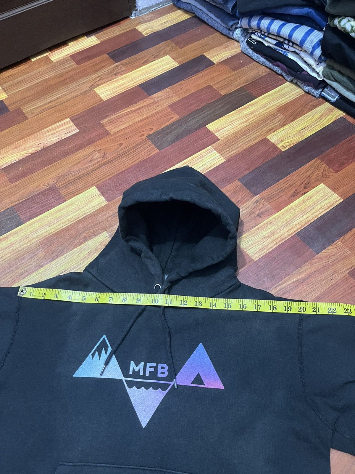 Japanese Brand MFB Miyaco Fishing Boy Gradient Logo Hoodie M Size US M / EU 48-50 / 2 - 13 Thumbnail