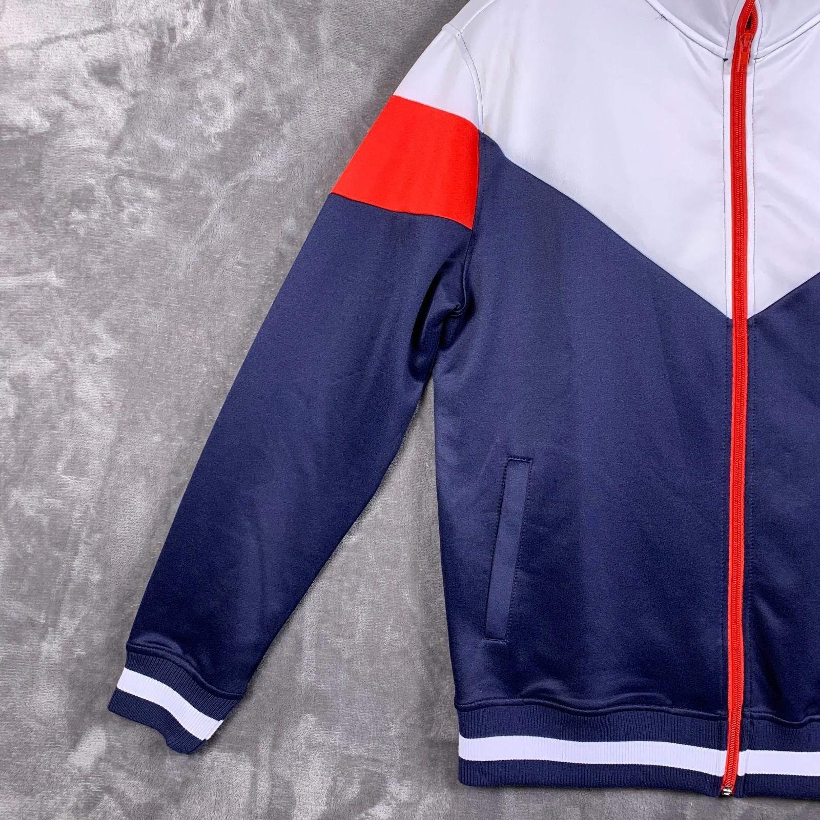 Designer SCREENSHOT Men's Track Jacket, Sz. Med, Color White/Navy 308 Size US M / EU 48-50 / 2 - 5 Thumbnail