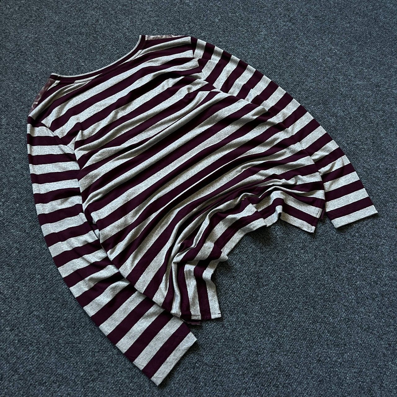 Le Grande Bleu (L.G.B.) VTG Women’s LGB Long-sleeve T-shirts Grunge Stripped 00s USA Size L / US 10 / IT 46 - 9 Thumbnail