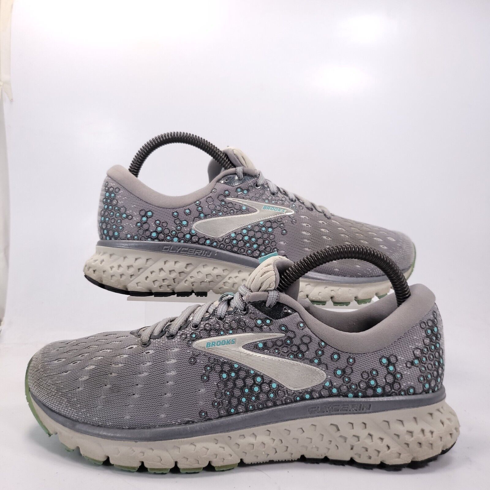 Brooks Brooks Glycerin 17 Shoe Women Size 8.5 1202831B070 Gray Blue Size US 8.5 / IT 38.5 - 5 Thumbnail