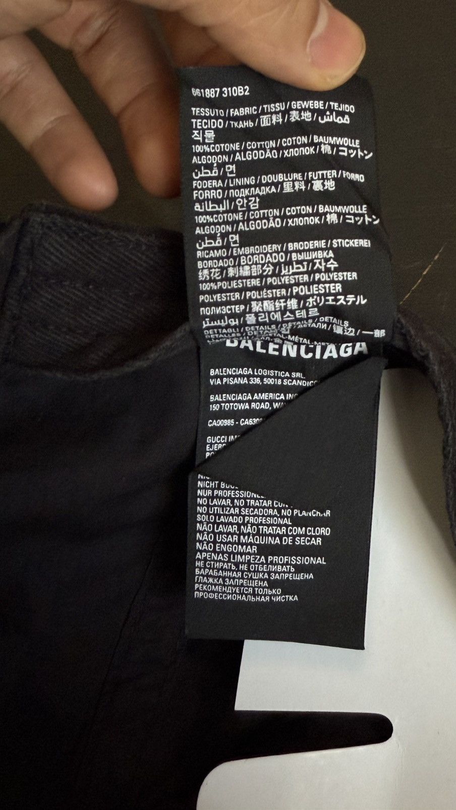 Balenciaga Balenciaga Pierced Cap Size ONE SIZE - 11 Thumbnail