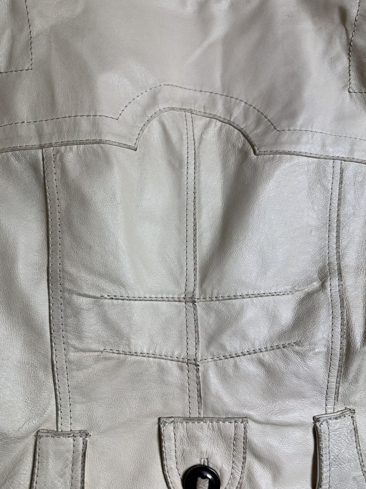 Japanese Brand × Vintage Leather jacket l.g.b japanese goa archive y2k Size M / US 6-8 / IT 42-44 - 6 Thumbnail