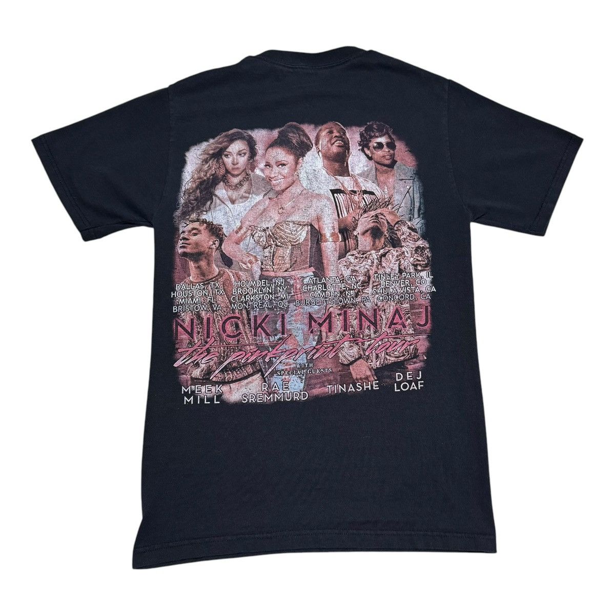 Band Tees × Jerzees Nicki Minaj The Pinkprint Tour Black Shirt Adult Small Size US S / EU 44-46 / 1 - 3 Thumbnail