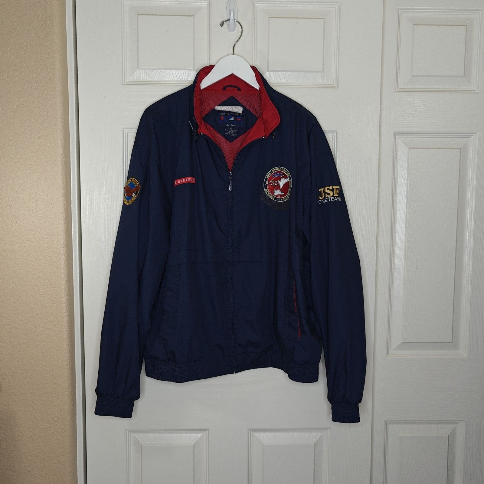 Vintage Vintage 90s Boeing BAE System JSF X-32 One Team windbreaker Size US XL / EU 56 / 4 - 3 Thumbnail