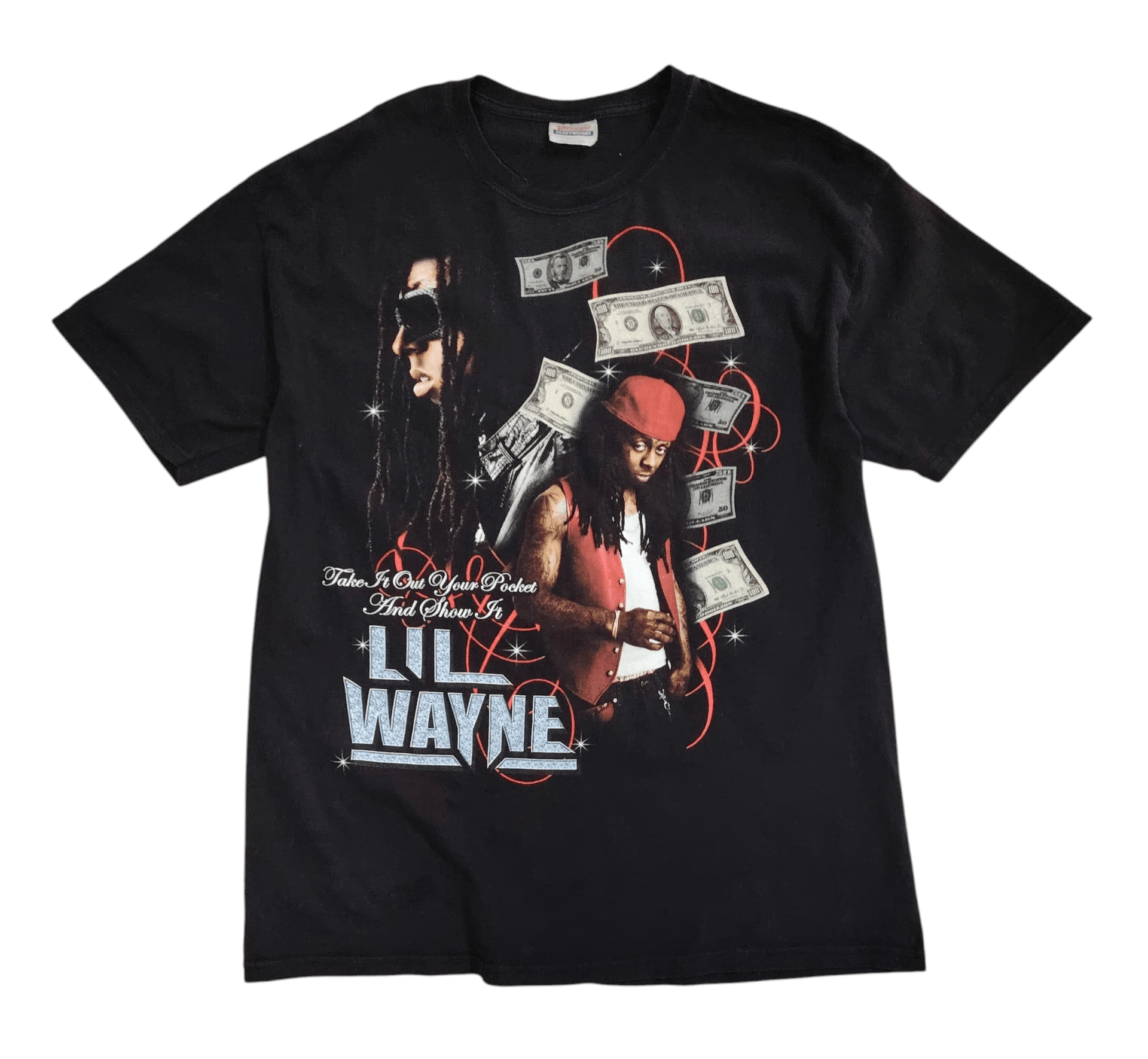 Vintage Vintage Lil Wayne Take It Out Your Pocket T-shirt Size US L / EU 52-54 / 3 - 1 Thumbnail
