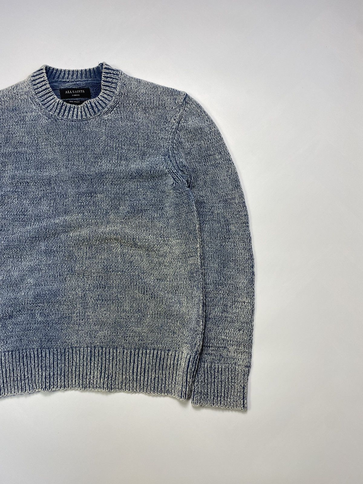 Allsaints Allsaints isumi crew blue garment knit sweater jumper Size US S / EU 44-46 / 1 - 3 Thumbnail