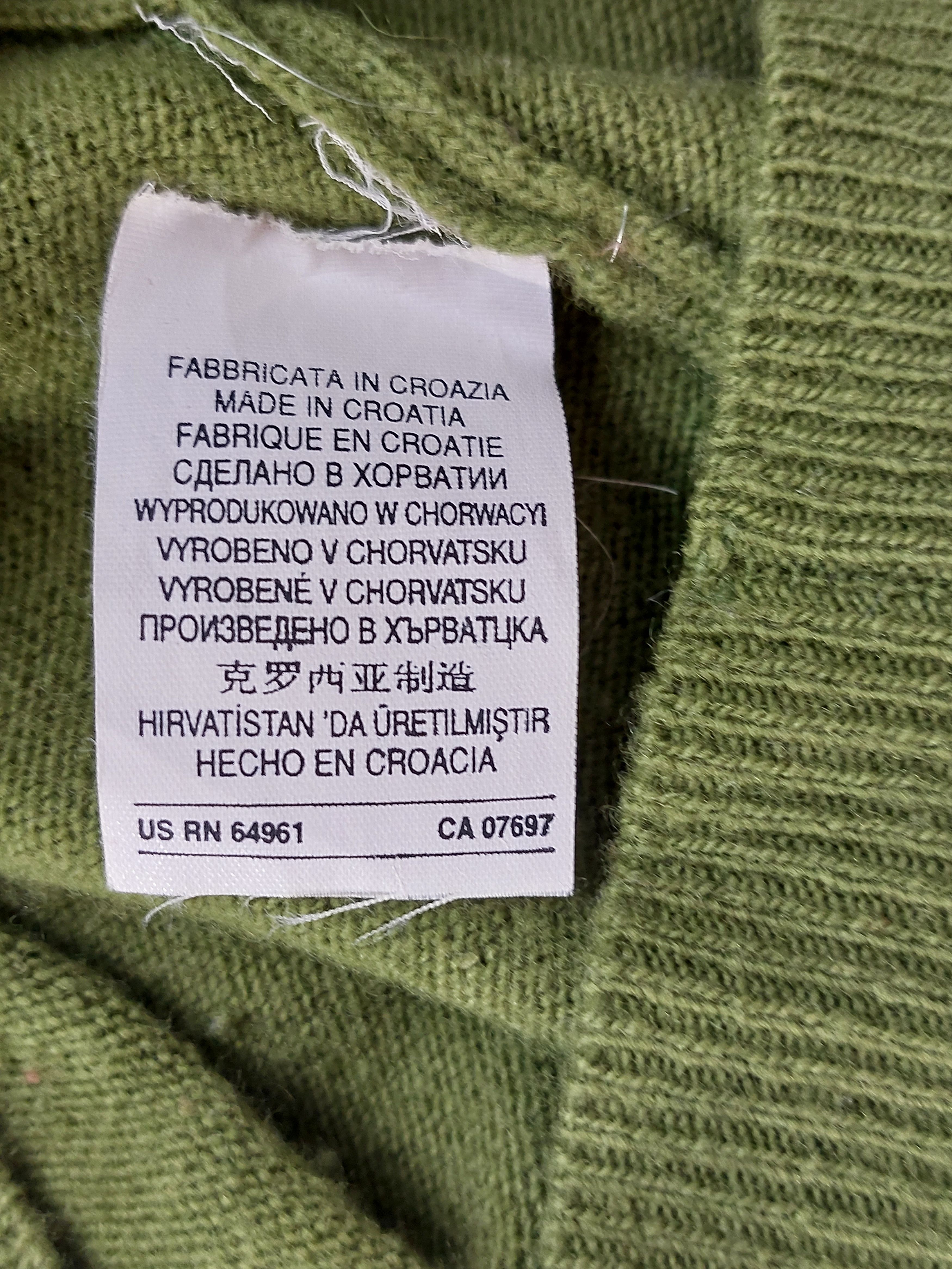 United Colors Of Benetton UNITED COLORS OF BENETTON wool V-neck Sweater Embroidered Size M / US 6-8 / IT 42-44 - 6 Thumbnail