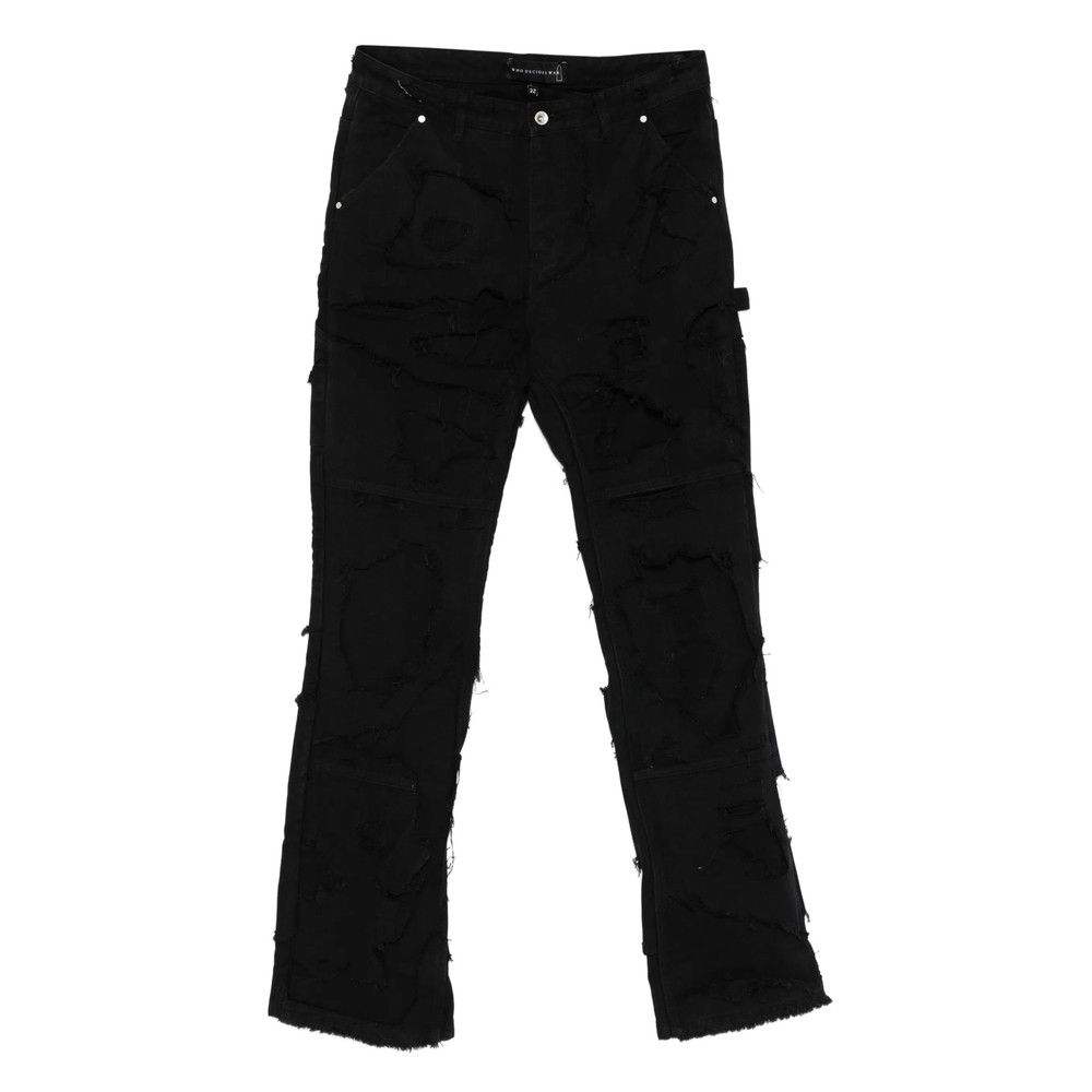 Who Decides War Who Decides War BLACK Denim - Regular & Straight-Leg Jeans Size US 36 / EU 52 - 1 Thumbnail