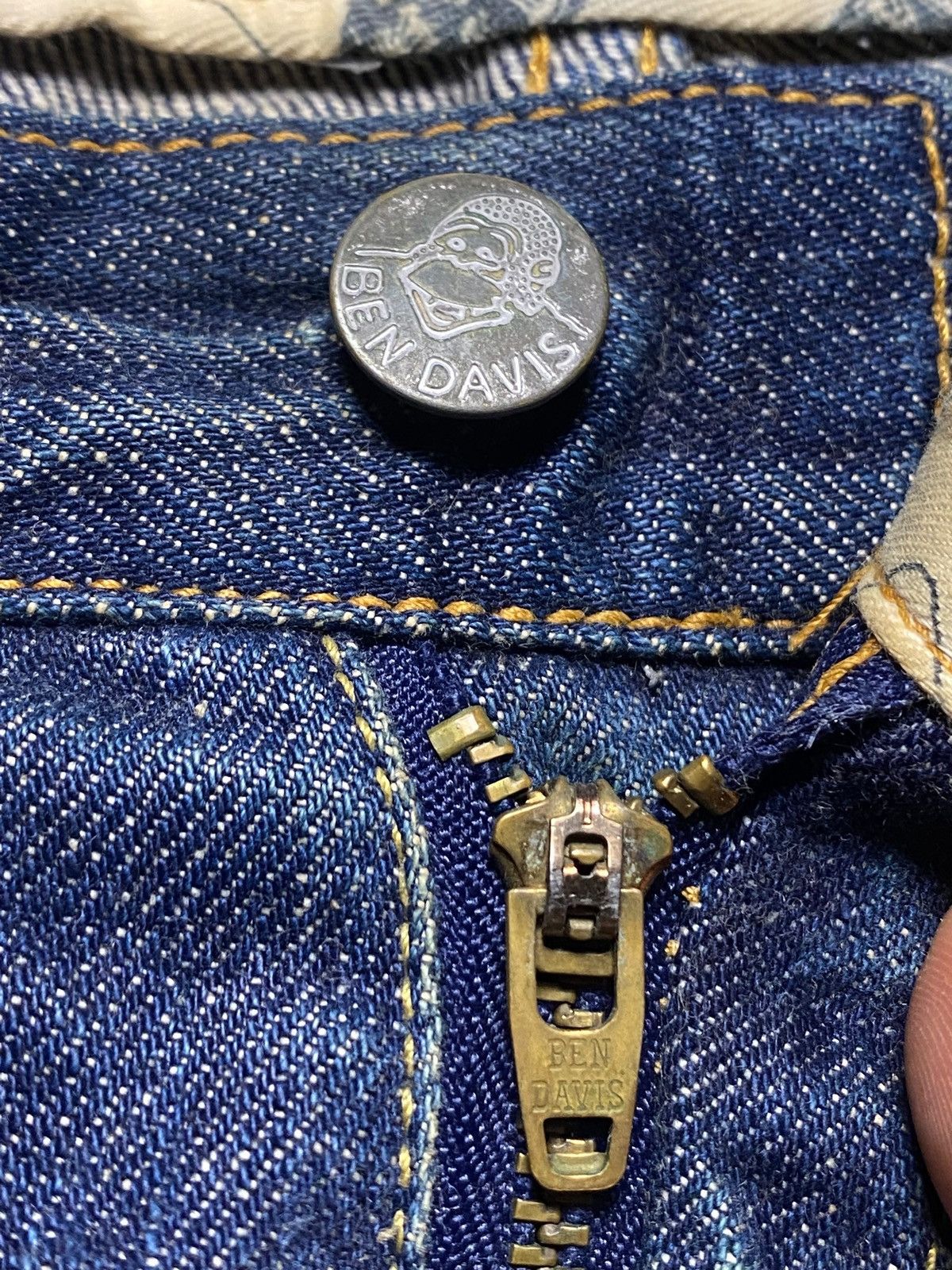 Ben Davis Vintage Ben Davis Denim Jeans Straight Fit Size US 30 / EU 46 - 9 Thumbnail