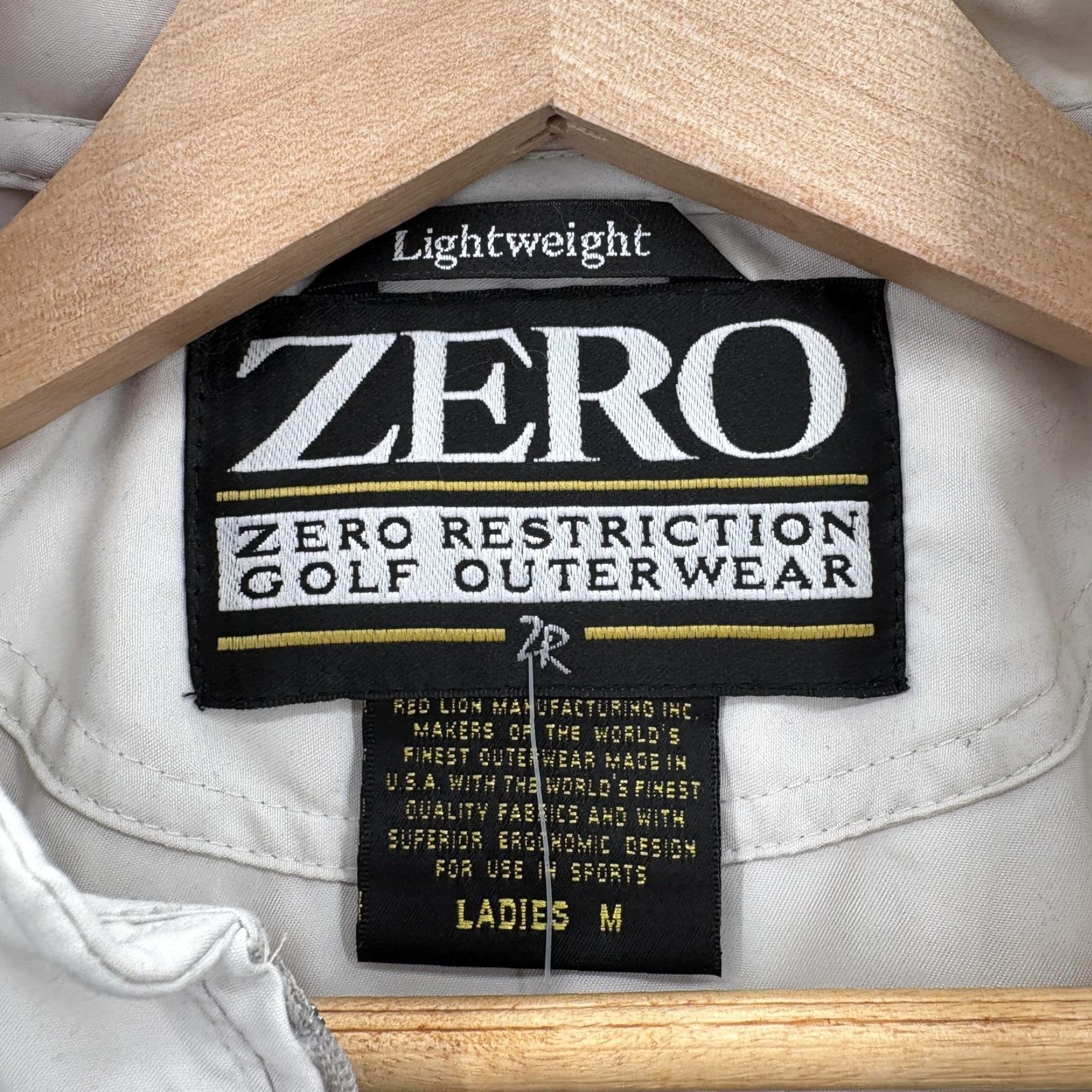 Vintage Zero Restriction Jacket Womens M Gray 1/4 Zip Golf Windshirt Pullover NWT Shirt Size M / US 6-8 / IT 42-44 - 4 Thumbnail