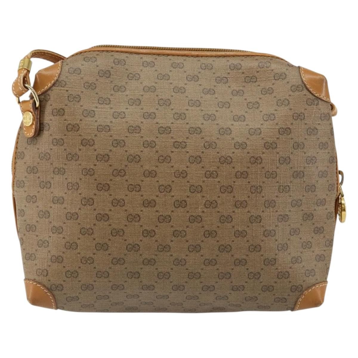 Gucci GUCCI Micro GG Canvas Shoulder Bag Pvc Leather Brown Size ONE SIZE - 3 Thumbnail