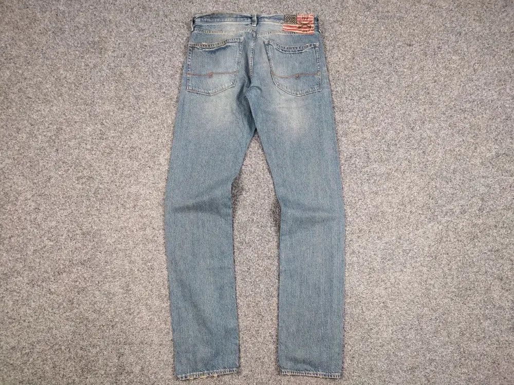 Polo Ralph Lauren Vintage 90s Polo Ralph Lauren Distressed Washed Denim Jeans Size US 31 - 5 Thumbnail