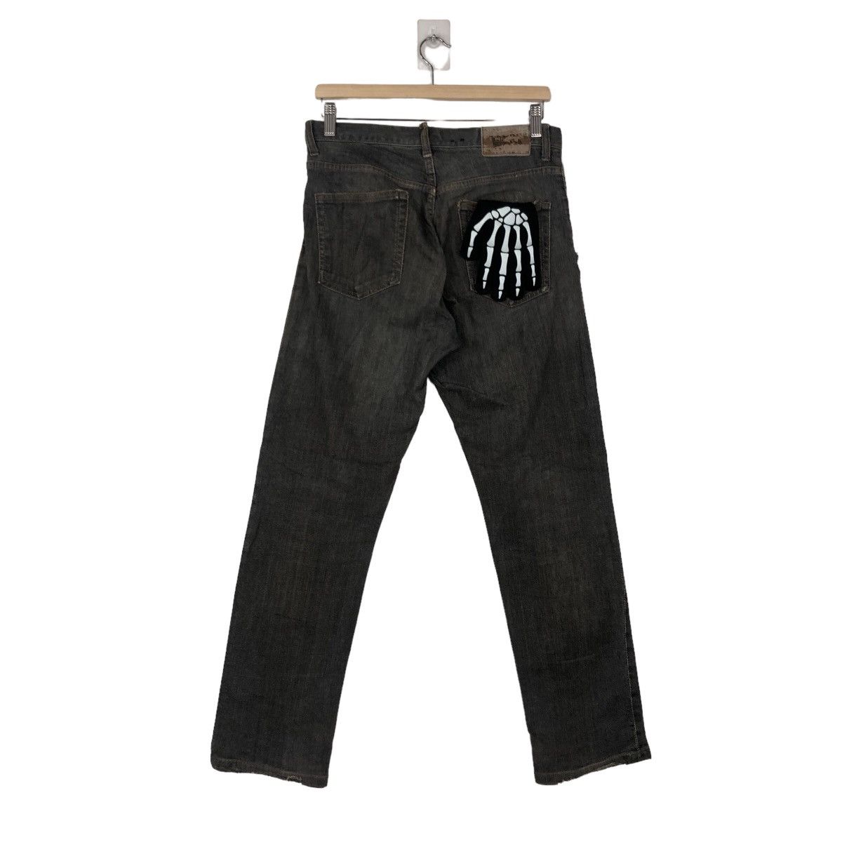 Japanese Brand VINTAGE PUNK JEANS DISTRESSE DESIGN HANES INSPIRE UNDERCOVER Size US 30 / EU 46 - 6 Thumbnail