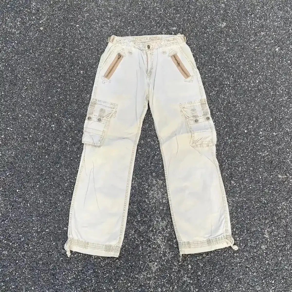 Japanese Brand TWENTYWORK JAPAN Utility Multipocket Big Pocket Cargo Pants Size US 33 - 3 Thumbnail
