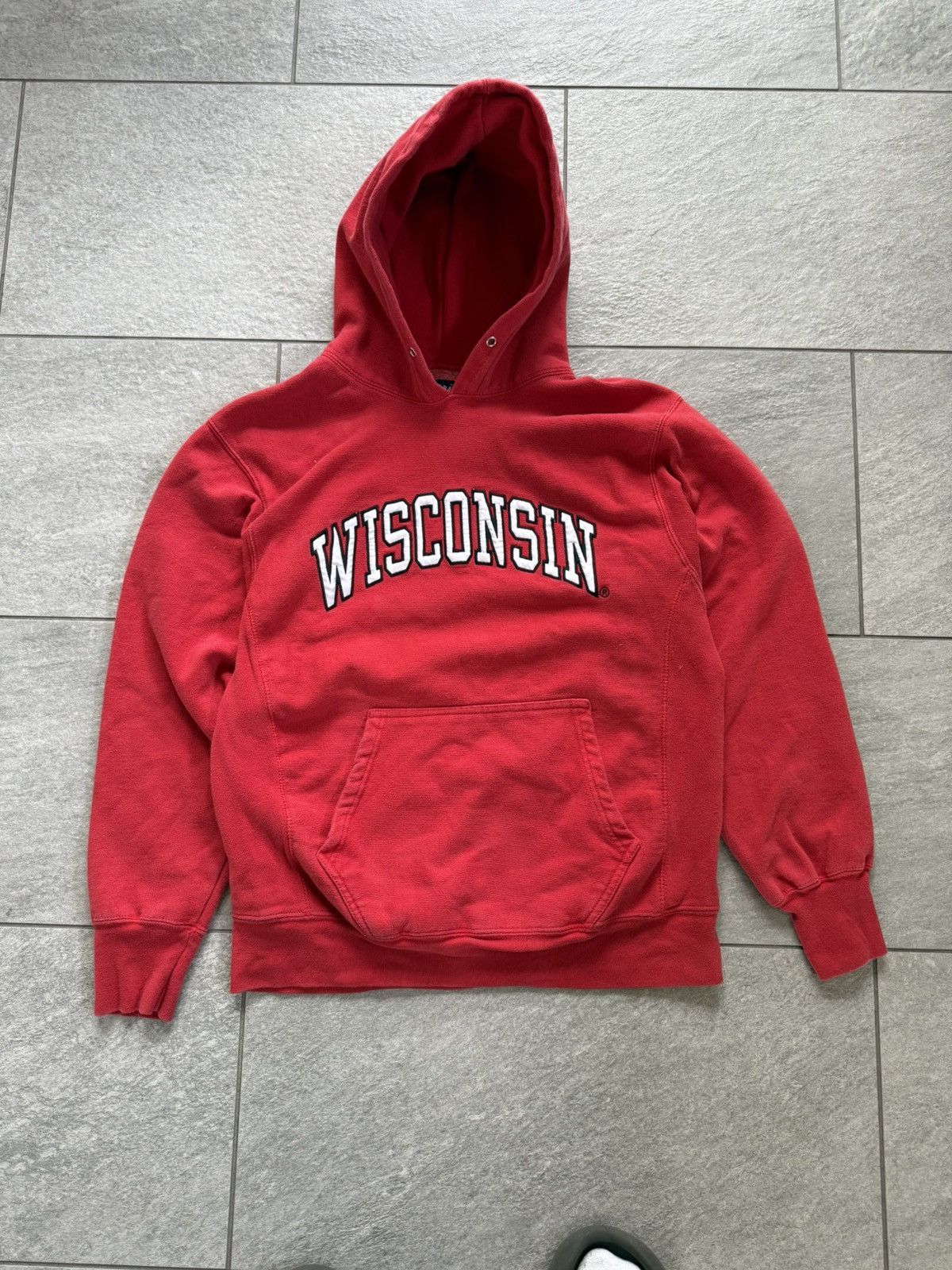 Steve And Barrys Wisconsin steve and barrys reverse weave hoodie Size US M / EU 48-50 / 2 - 1 Thumbnail