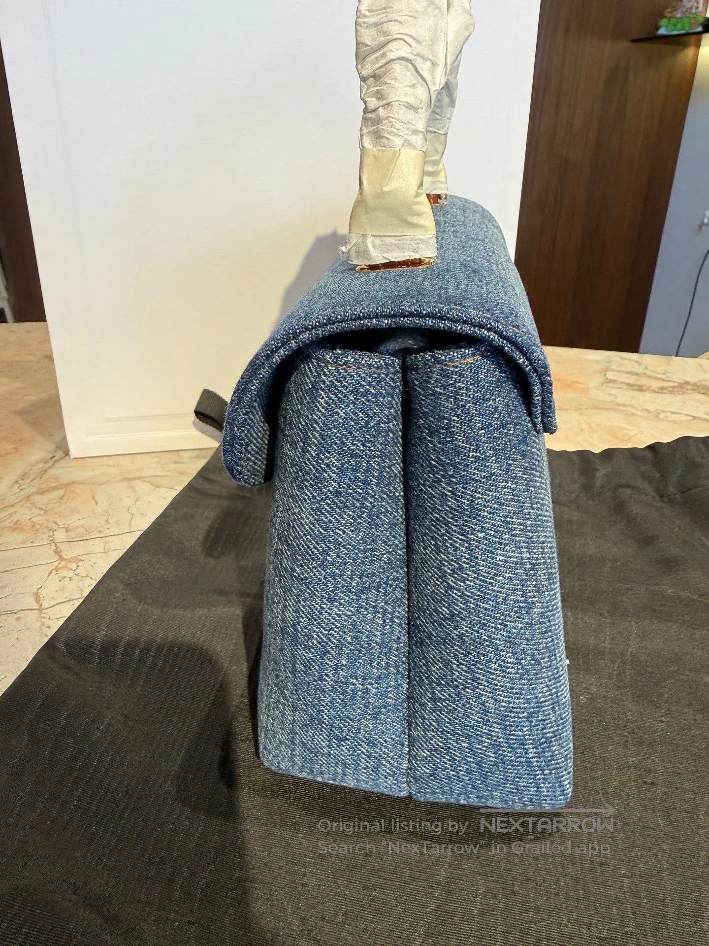 Celine CELINE TEEN NINO Denim Tote Bag. Size ONE SIZE - 4 Thumbnail