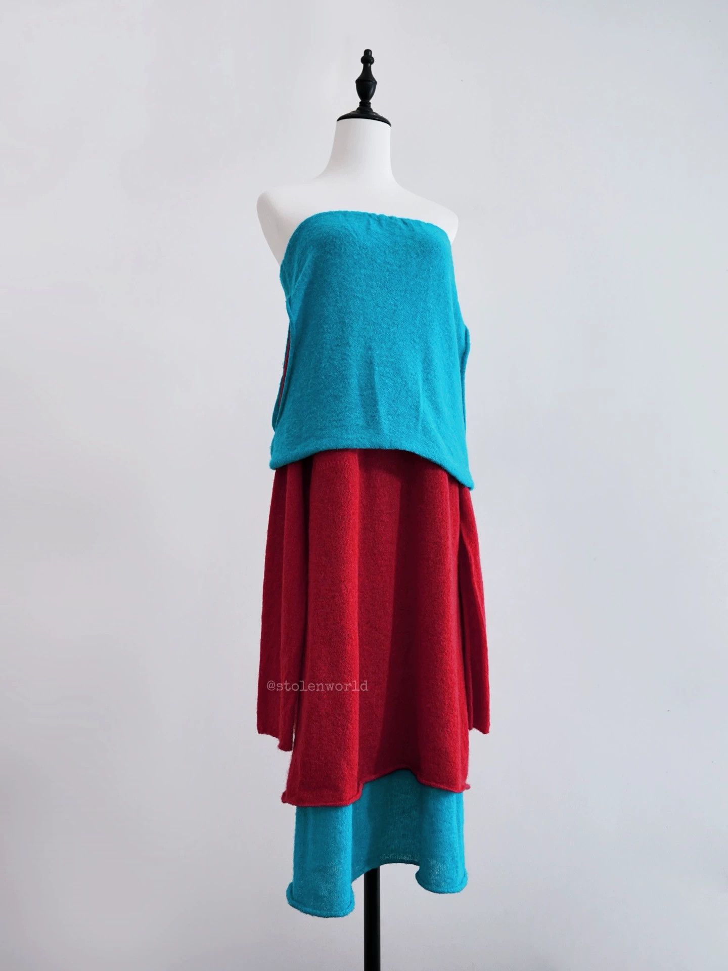 Issey Miyake Issey Miyake 2024AW Multiway ColorBlock Knit Dress Size XS / US 0-2 / IT 36-38 - 5 Thumbnail