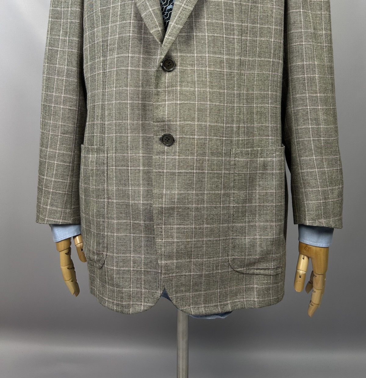 Designer × Kiton Kiton Sport Coat Cashmere Linen Silk Blazer Sz 55IT 45US/UK Size 44R - 4 Thumbnail