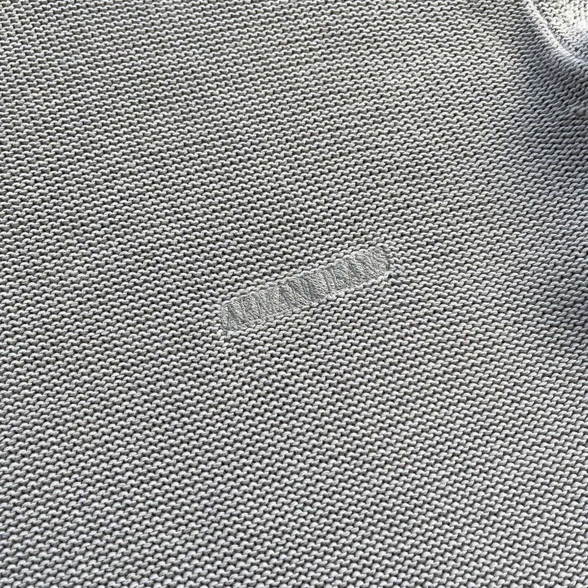 Armani × Emporio Armani × Vintage Armani Jeans Vintage Cotton Knit Sweater Grey Made in Italy Size US XL / EU 56 / 4 - 5 Thumbnail