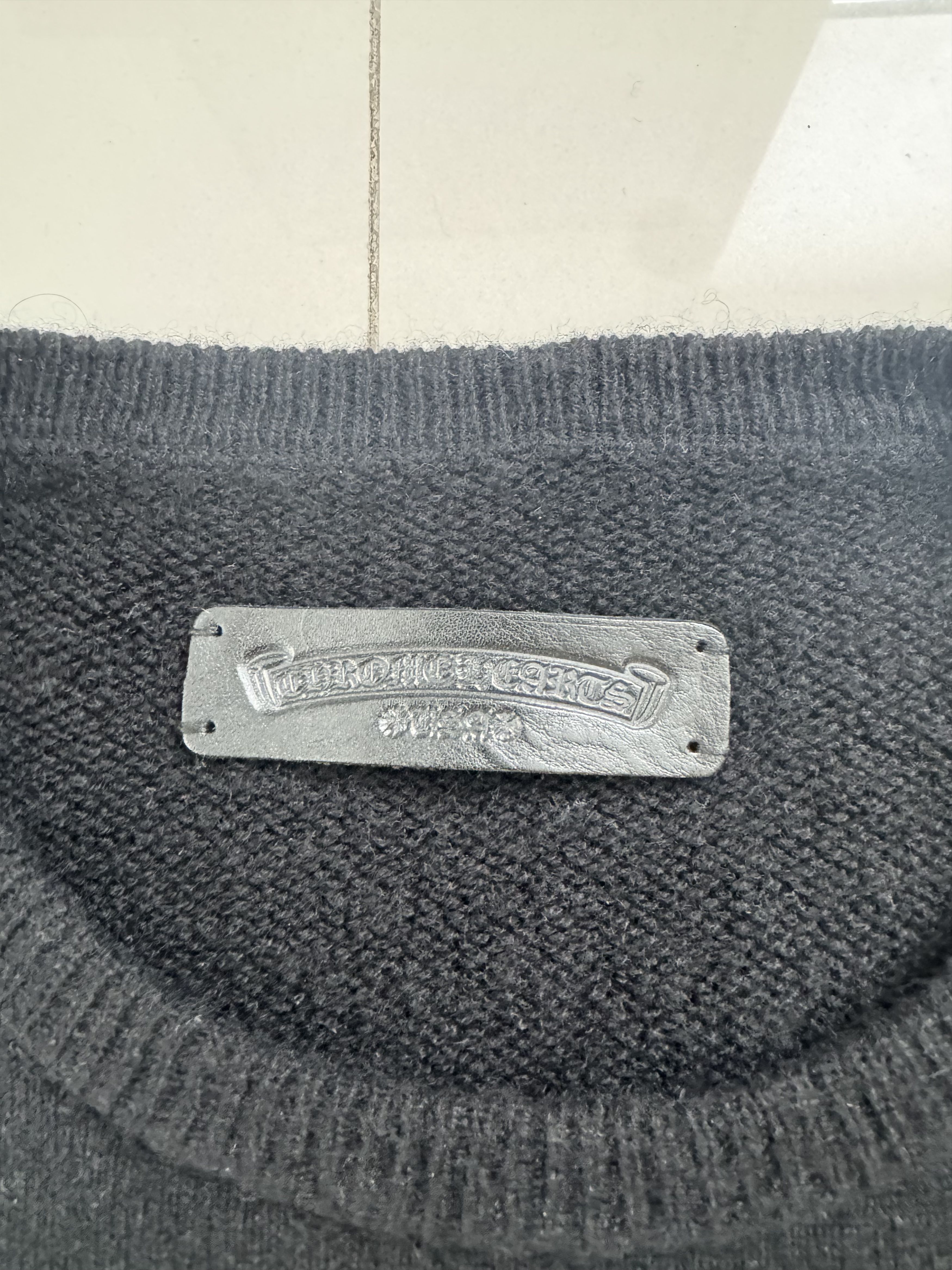 Chrome Hearts Chrome Hearts Floral Cashmere Black Sweater Size US XL / EU 56 / 4 - 14 Thumbnail