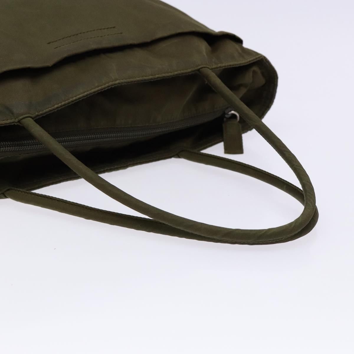Prada PRADA Tote Bag Nylon Khaki Size ONE SIZE - 7 Thumbnail