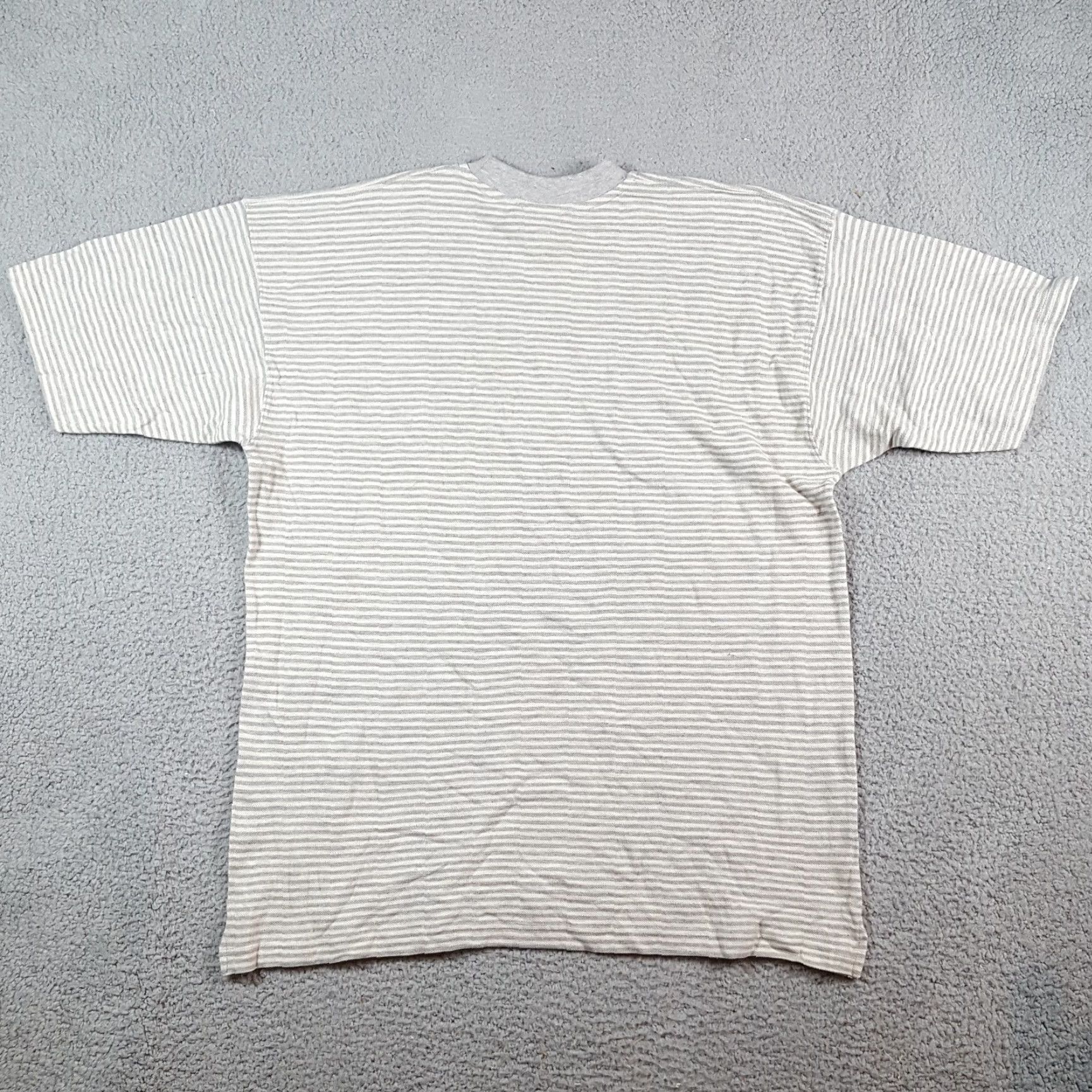 Vintage VINTAGE Duck Head Tee Shirt Striped 90s Grunge Surf Skate Y2K Mens Size L Gray T-Shirt Size US L / EU 52-54 / 3 - 4 Thumbnail