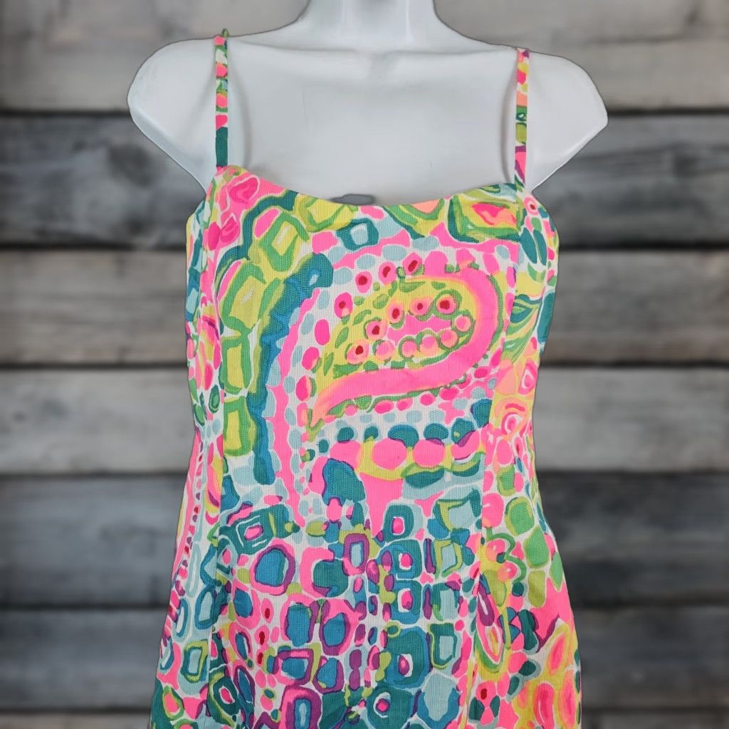 Lilly Pulitzer VINTAGE Lilly Pulitzer Womens Shelli Dress Sz 4 Pink Shell Mini Dress Womens 4 Lilly Pulitzer Girls? Size S / US 4 / IT 40 - 1 Thumbnail