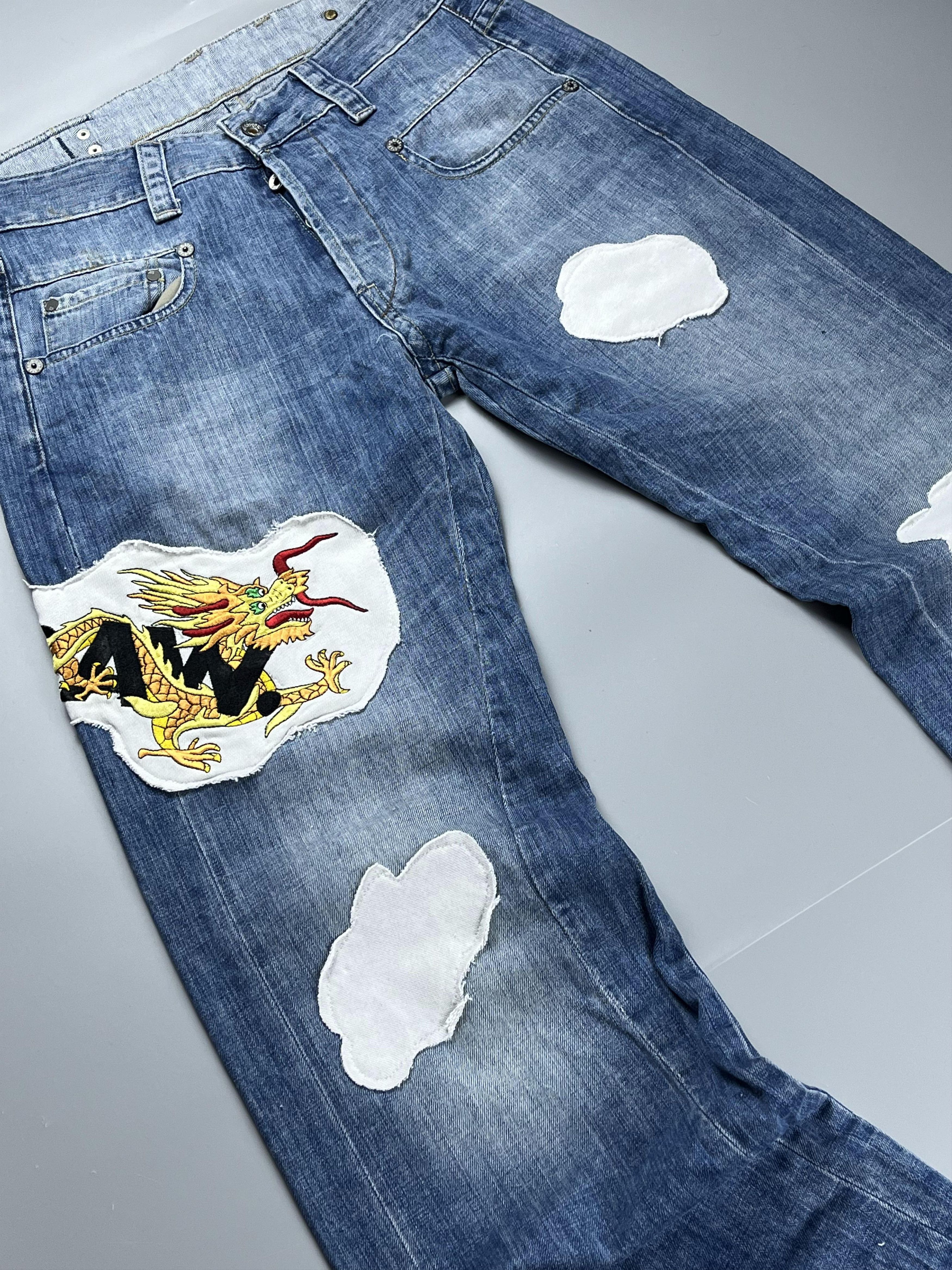 G-Star × Japanese Brand Rare Big Logo G-star Vintage Baggi Fit Pants Size US 32 / EU 48 - 2 Thumbnail