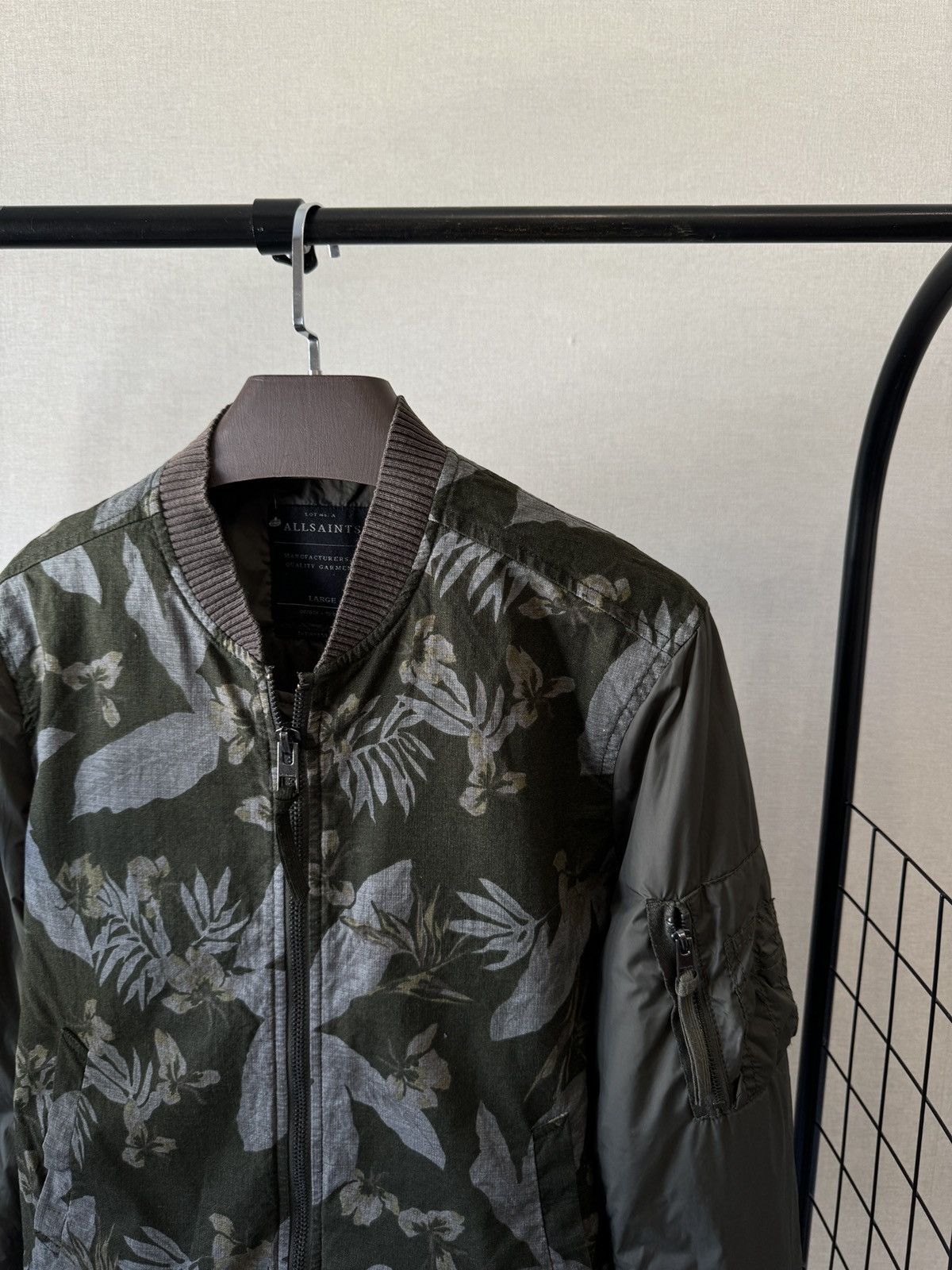 Allsaints AllSaints Fulton Bomber Jacket Japanese Cloth size L Size US L / EU 52-54 / 3 - 5 Thumbnail