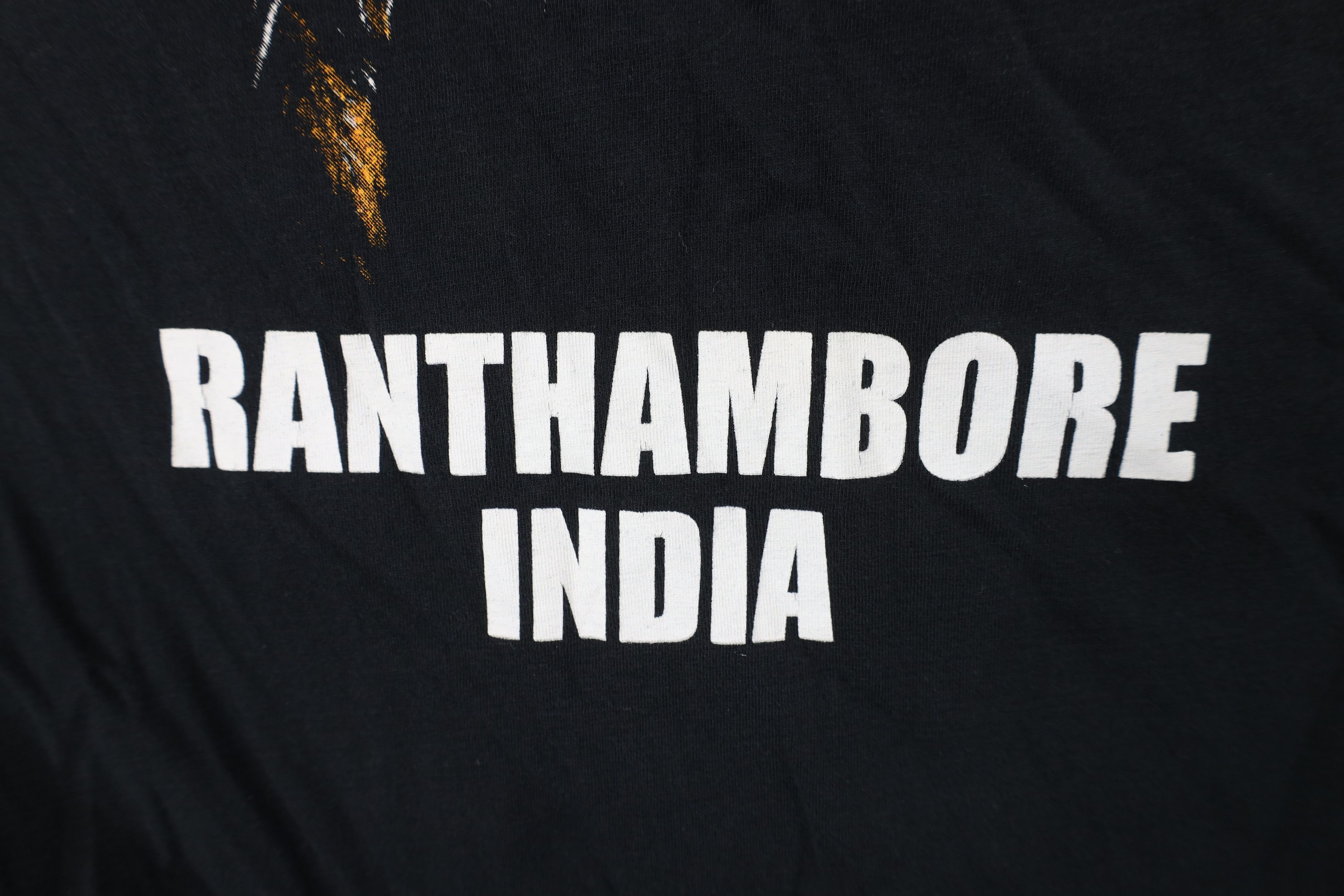 Vintage Vintage Y2K Streetwear Ranthambore India Tiger T-Shirt Black Size M / US 6-8 / IT 42-44 - 5 Thumbnail