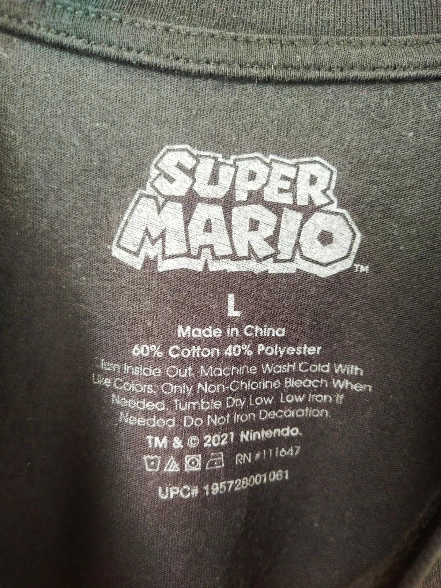 The Game Super Mario Chara Game Tee Size US M / EU 48-50 / 2 - 4 Thumbnail