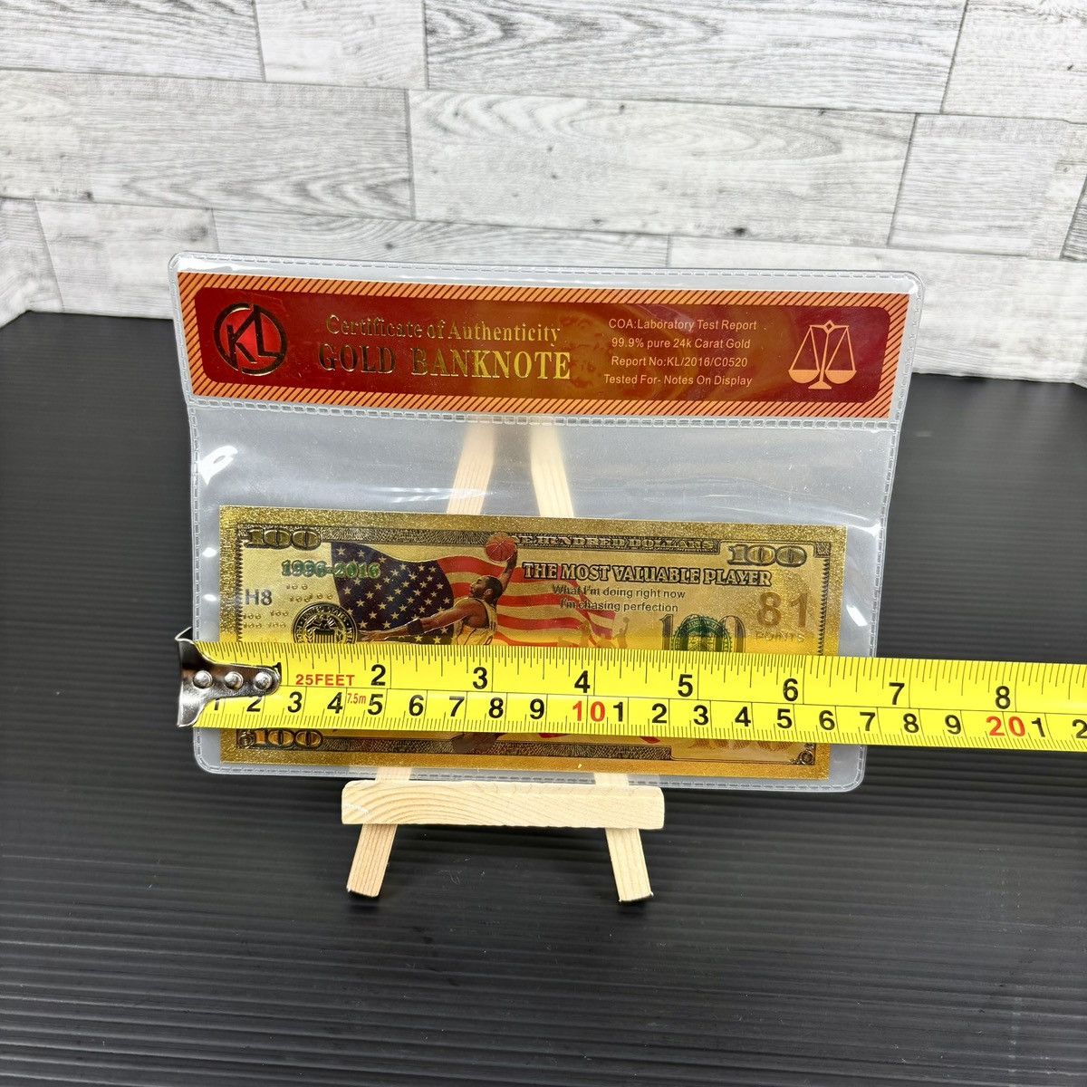 Other Novelty 24k gold foil-plated collectible Kobe Bryant, Size ONE SIZE - 9 Thumbnail