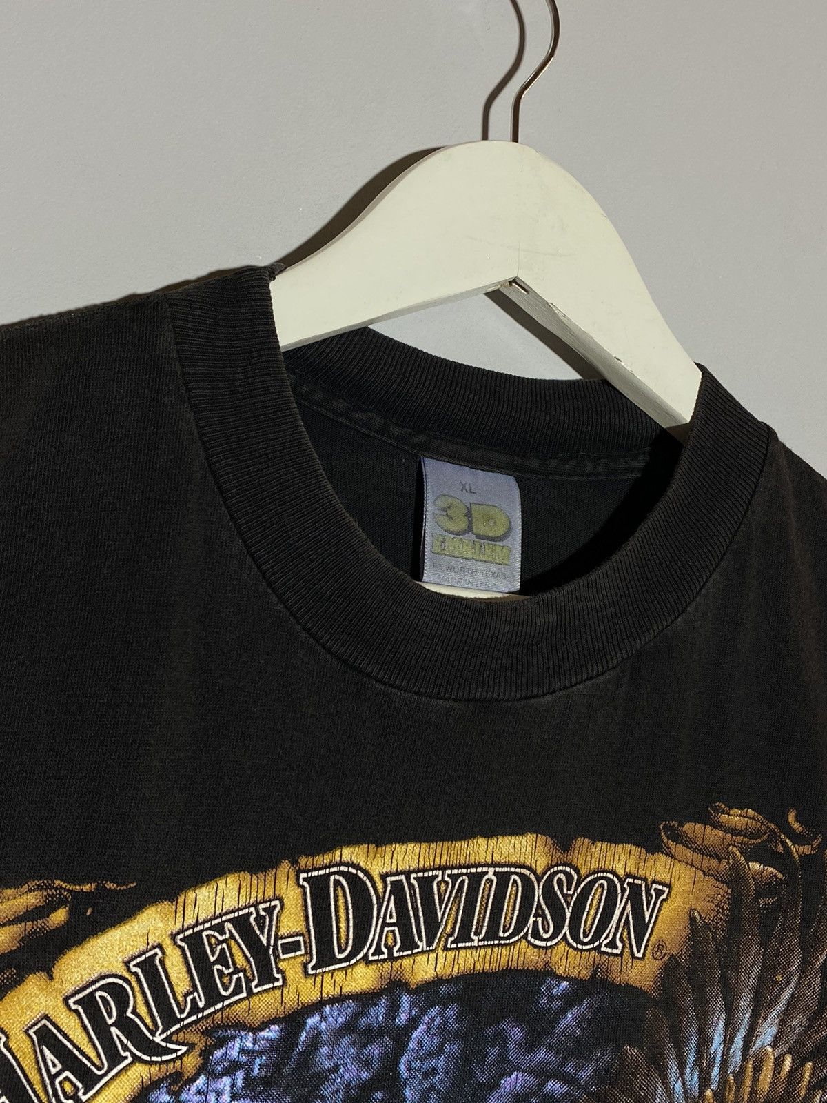 Harley Davidson × Vintage Vintage 1989 3D Emblem Harley Davidson Miluwaukee Size US XL / EU 56 / 4 - 10 Thumbnail