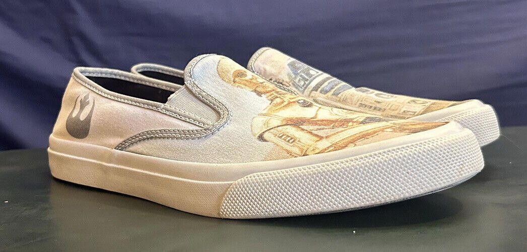 Sperry Sperry Star Wars Slip STS17649 R2-D2 C-3PO Sz 9.5 Size US 9.5 / EU 42-43 - 3 Thumbnail
