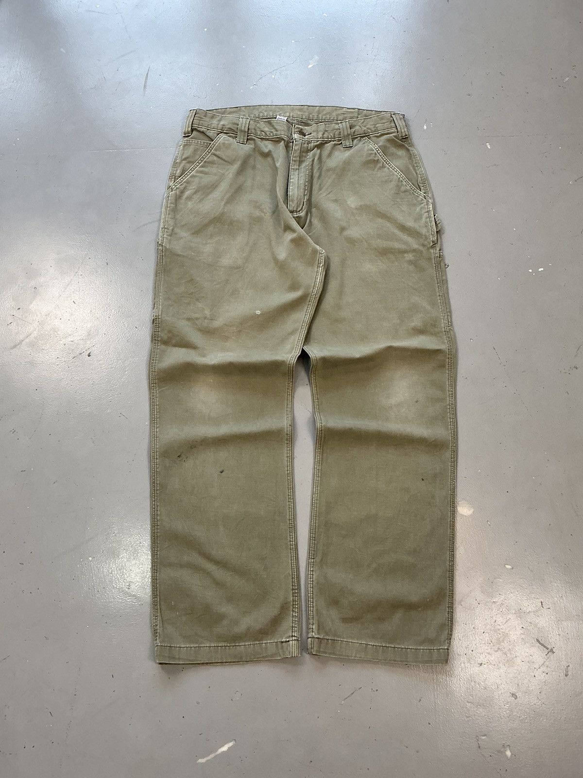 Carhartt × Vintage Vintage Carhartt B324 ARG carpenter denim Size US 36 / EU 52 - 1 Thumbnail
