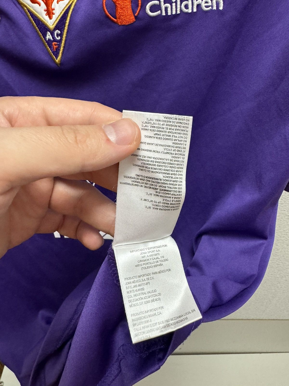 Joma Fiorentina Joma mazda purple soccer jersey Xl sz ( rossi ) Size US XL / EU 56 / 4 - 6 Thumbnail