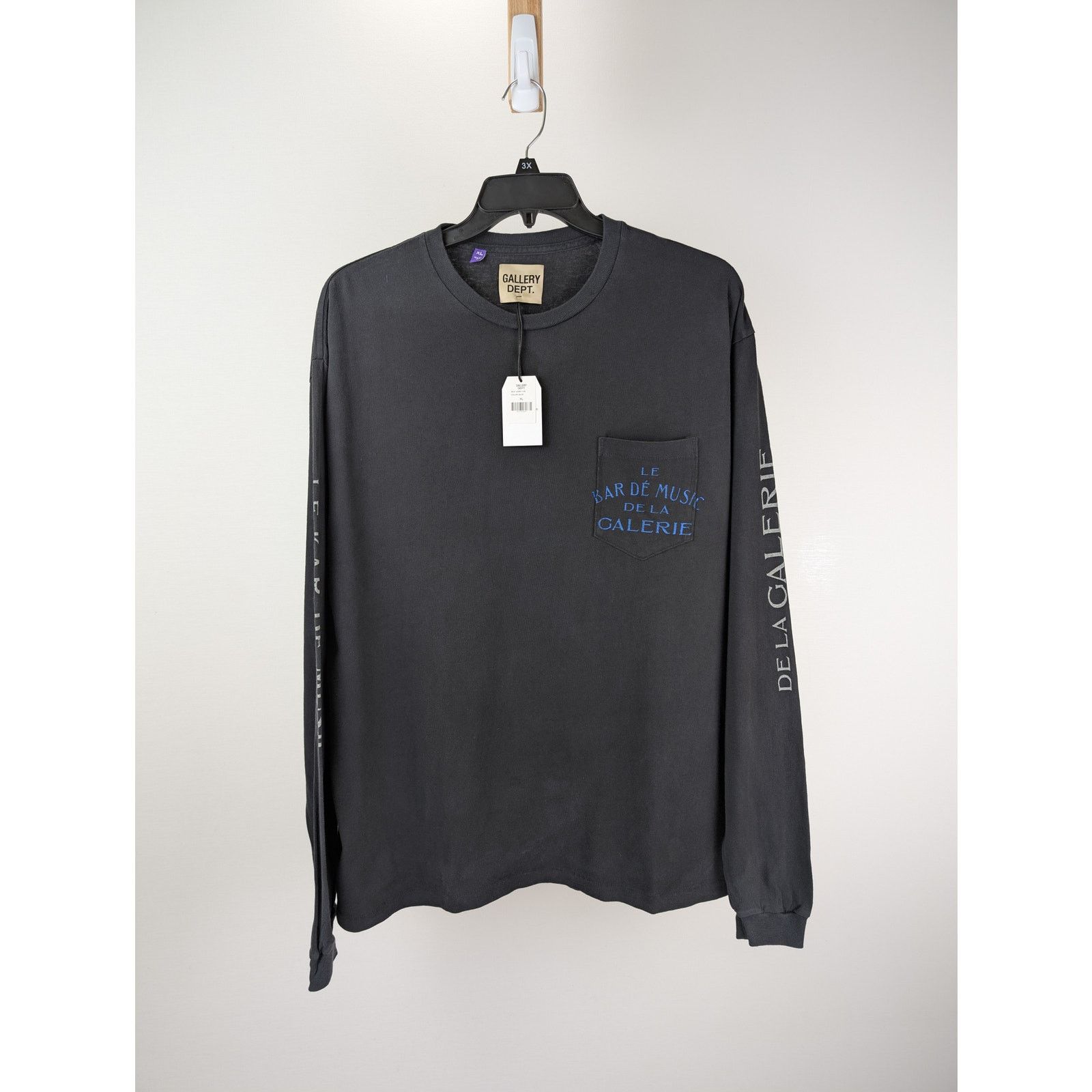 Gallery Dept. o1rshd1 Front Pocket Long Sleeve T-Shirt in Black Size US XL / EU 56 / 4 - 2 Thumbnail
