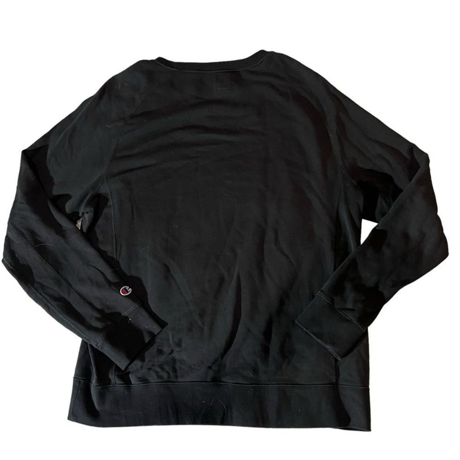 Champion Champion Sweatshirt Womens Size Large Black Crewneck Size L / US 10 / IT 46 - 4 Thumbnail