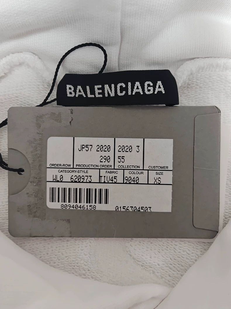 Balenciaga Balenciaga Torch embroidered logo hoodie 2503-Nextarrow Size US XS / EU 42 / 0 - 5 Thumbnail