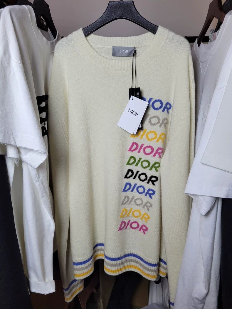 Dior Rainbow logo sweater 2502-Nextarrow